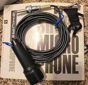 *New/Vtg SHURE Microphone Old Stock 560C Omnidirectional Lavalier Dual Impedance